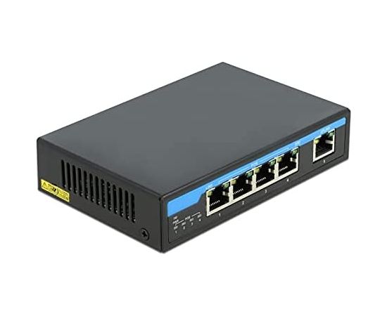 DeLOCK Giga Ethernet Switch 4P PoE + 1RJ45 - 87764