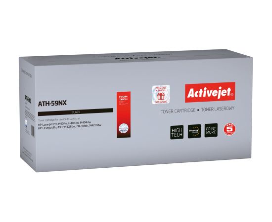 Activejet ATH 59NX Toner (replacement HP 59X HP59X CF259X; Supreme; 10,000 pages; black) With chip