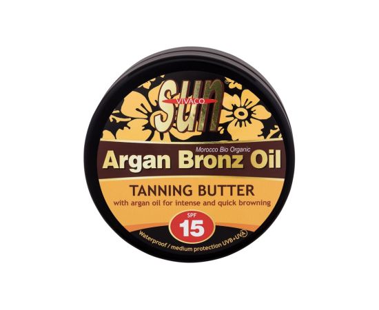 Sun / Argan Bronz Oil Tanning Butter 200ml SPF15 U / Sun Body Lotion