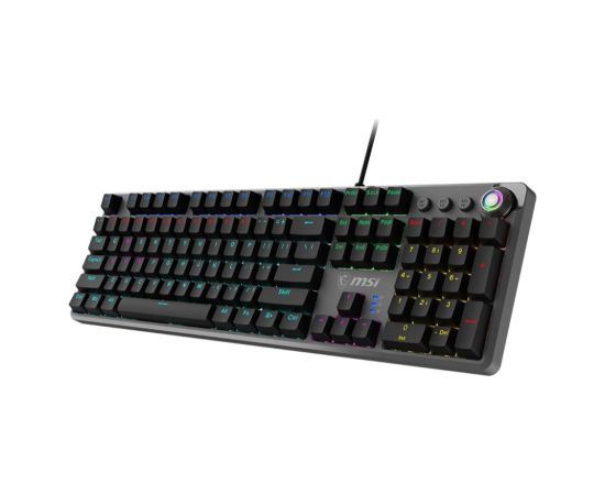 KEYBOARD GAMING BLACK US/FORGE GK310 RED MSI