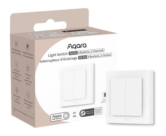 SMART HOME LIGHT SWITCH H2/WS-K08D AQARA