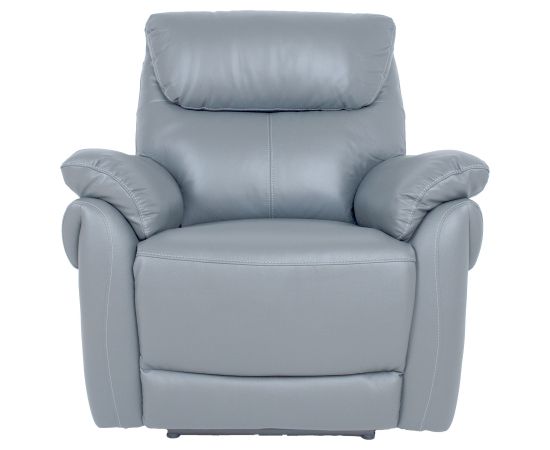 Recliner armchair BOWEN with electric mechanism, beige genuine leather