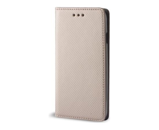 Fusion Magnet Book Case grāmatveida maks Xiaomi Redmi 14C 4G zeltains