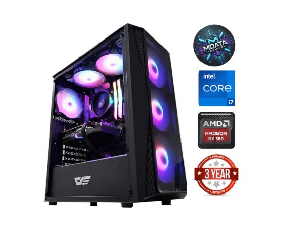 MDD i7-12700KF 16GB 512GB SSD 1TB HDD RX580 NOOS