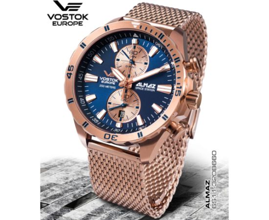 Vostok Europe Almaz Chronograph 6S11-320B660BR