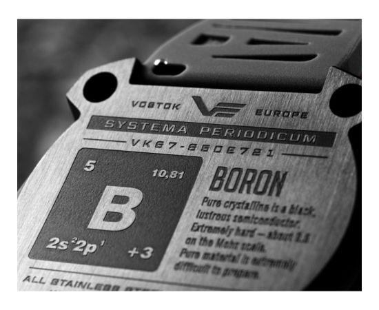 Vostok Europe Systema Periodicum Boron VK67-650E721SIRED