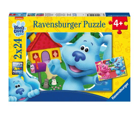 Ravensburger Puzzle 2x24 pc Blue Hints and You