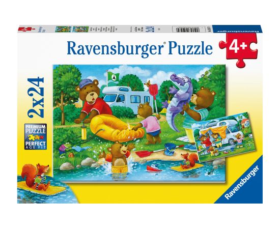 Ravensburger Puzzle 2x24 pc Bears Vacation