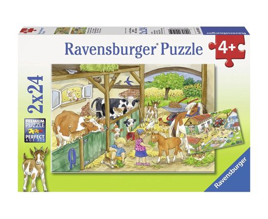 Ravensburger Puzzle 2x24 pc Merry Country Life