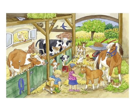 Ravensburger Puzzle 2x24 pc Merry Country Life