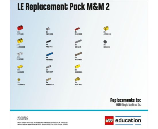 LEGO Education Machines & Mechanisms Replacement Pack 2