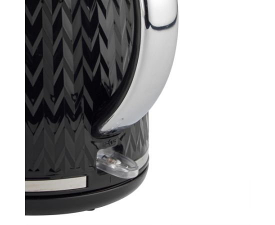 Petra PT3864BLKVDEEU10 Chevron Jug Kettle black