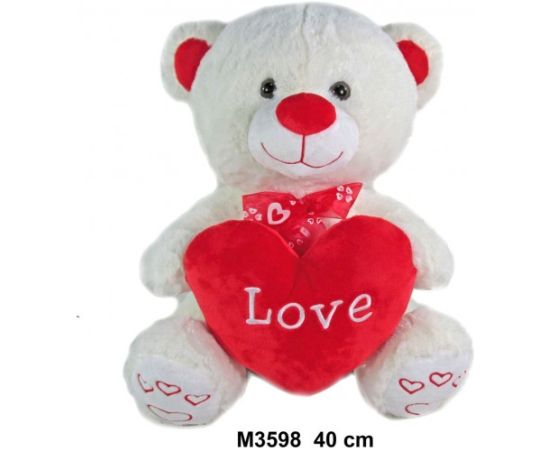 Sun Day Плюшевый мишка с сердцем LOVE 40 cm (M3598) 159304