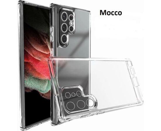 Mocco Ultra Back Case 1 mm Aizmugurējais Silikona Apvalks Priekš Samsung Galaxy S22 Ultra 5G Caurspīdīgs