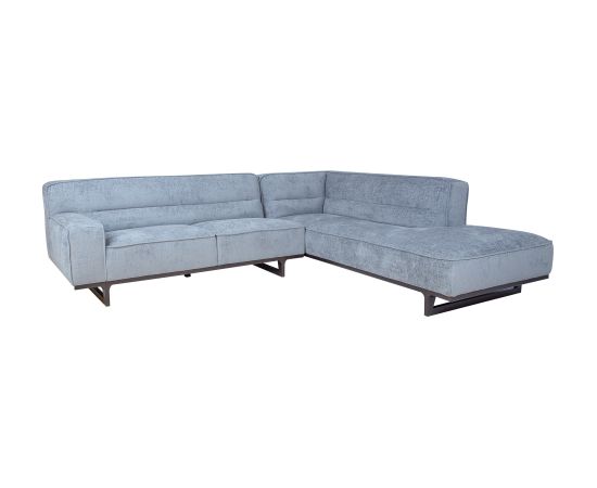 Corner sofa HASSO RC, silver grey