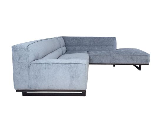 Corner sofa HASSO RC, silver grey