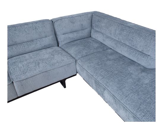 Corner sofa HASSO RC, silver grey