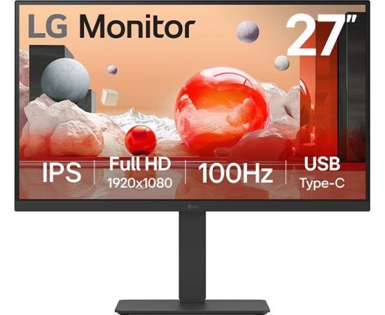 Monitor LG LG 27BA750-B.AEU 68,6cm 27Zoll IPS Monitor 1920x1080 16:9 HDMI DP Black