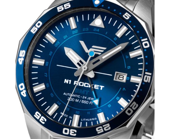 Vostok Europe N1 Rocket GMT NH34-225A712BR