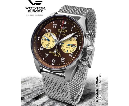 Vostok Europe Space Race Chronograph 6S21-​325A665BR