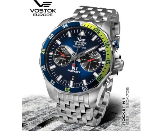 Vostok Europe Rocket N1 6S21-225A708Br