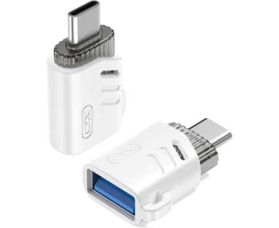 XO adapter USB-USB-C OTG, white (NB256B)