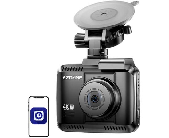 Azdome GS63HPro Front camera 4k and rear camera 1080p, WiFi, GPS, G-sensor + 64GB memory card