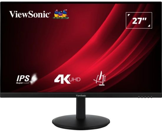 Monitor ViewSonic Viewsonic VG Series VG2708-4K LED display 68,6 cm (27") 3840 x 2160 px 4K Ultra HD Czarny