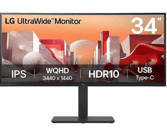 Monitor  LG 34BA75QE-B.AEU 86,72cm 34Zoll IPS 3440x1440 21:9 300cd/m2 5ms 2xHDMI DP USB