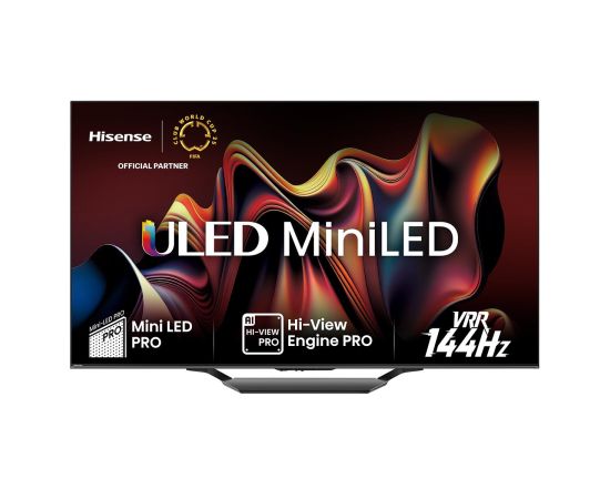 TV Hisense 65U7NQ U7NQ 65" 4K UHD Mini LED melns - Televizors