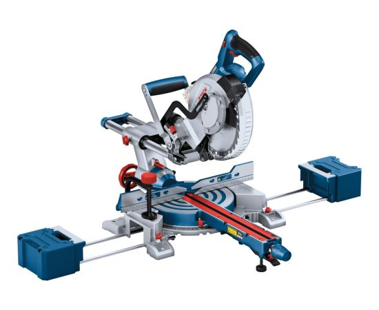 Bosch cordless chop and miter saw BITURBO GCM 18V-254 D Professional solo, chop and miter saw (blue, without battery and charger)