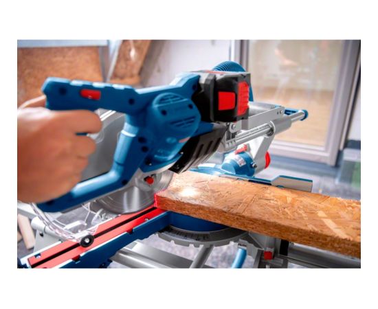 Bosch cordless chop and miter saw BITURBO GCM 18V-254 D Professional solo, chop and miter saw (blue, without battery and charger)