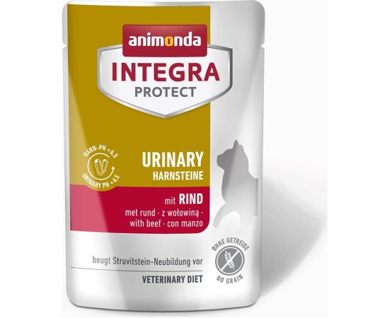 ANIMONDA Integra Protect Urinary Struvite with Beef - Wet Food for Cats - 85g