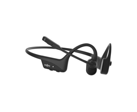 SHOKZ OpenComm2 UC 2025 Upgrade Wireless Bluetooth Bone Conduction Videoconferencing Headset with USB-C Charging Port and USB-C adapter | 16 Hr Talk Time, 29m Wireless Range, 1 Hr Charge Time | Includes Noise Cancelling Boom Mic and Dongle, Black