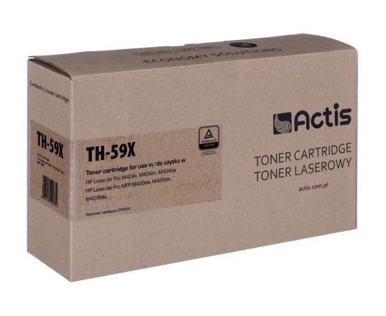 Actis TH-59X Toner (replacement for HP CF259X; Supreme; 10000 pages; black). With a chip. We recommend disabling the printer software update, the new update may cause problems with the toner not working properly