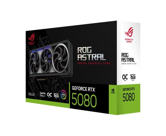 ASUS ROG Astral - -RTX5080-O16G-GAMING NVIDIA GeForce RTX 5080 16 GB GDDR7