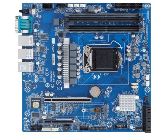 Płyta główna Gigabyte MX33-BS0 1x LGA1200 Intel Xeon E-23XX C252 (4x DIMM, 6x SATA, 1xM.2, 2x1Gbe, IPMI, mATX)