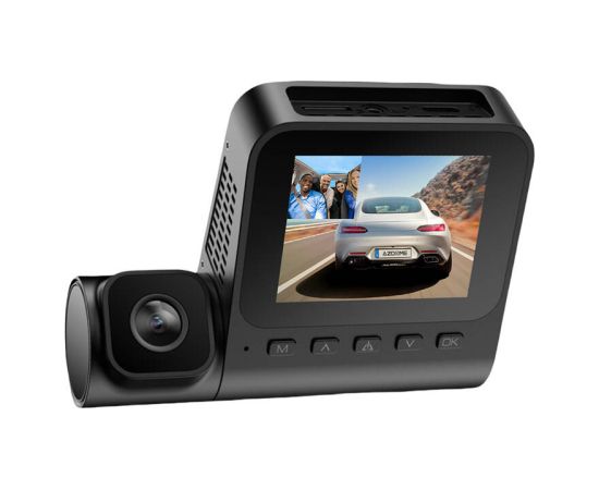 1080p front camera and 1080p indoor camera Azdome V600-2CH, G-sensor