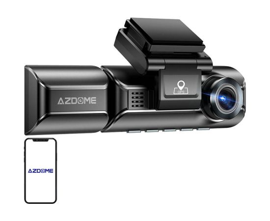 Azdome 550Pro Front camera 4K, rear camera 1080p and internal IR camera, WiFi 5G/2.4G, GPS, G-Sensor, USB-C + 64GB memory card