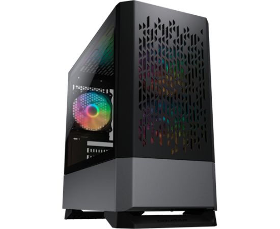 COUGAR MG140 Air RGB PC Case, Mini Tower, Black