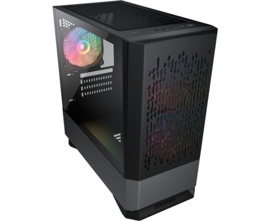 COUGAR MG140 Air RGB PC Case, Mini Tower, Black