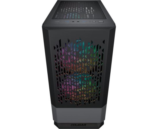 COUGAR MG140 Air RGB PC Case, Mini Tower, Black