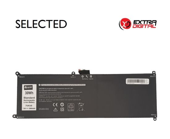 Extradigital Notebook Battery DELL 7VKV9, 3900mAh, Extra Digital Selected