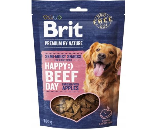 BRIT Premium Dog Snack Beef with Apples - dog treat - 180g