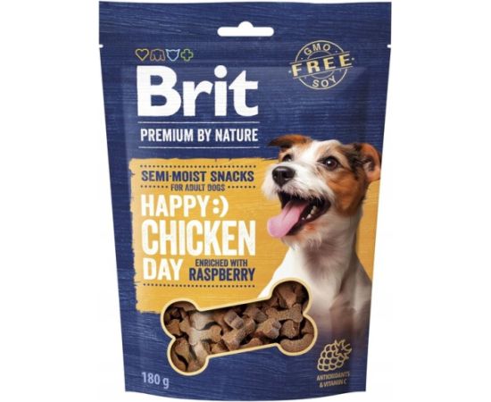 BRIT Premium Dog Snack Chicken with Raspberry - dog treat - 180g