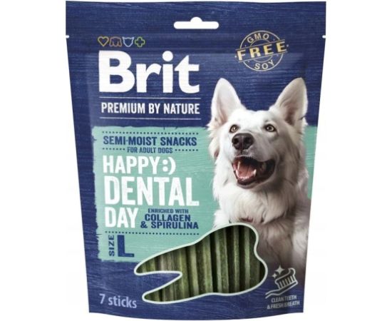 BRIT Premium Dog Snack Dental L - dog treat - 250g