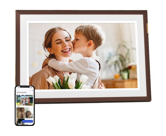 Arzopa D10 10.1" digital frame (dark brown)