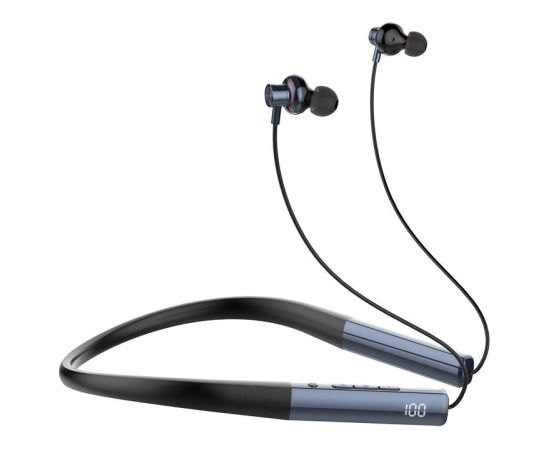 LDNIO N01 wireless neckband headphones (dark blue)