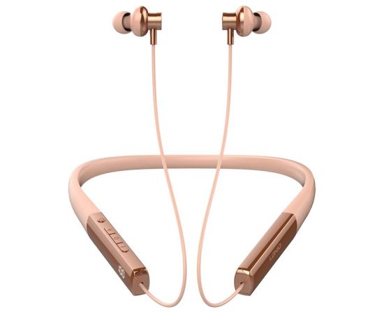 LDNIO N01 wireless neckband headphones (rose gold)