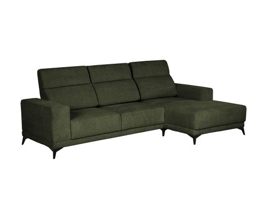 Corner sofa DARLA PN dark green